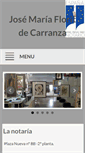 Mobile Screenshot of notariaflorit.com
